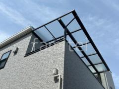 2階ベランダ屋根 YKKAP ソラリアF フラット屋根 スタンダード 壁付